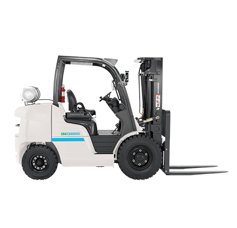 Cat GP40N gas forklift side view